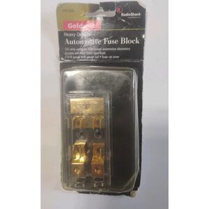 Radio Shack Heavy Duty Gold Series Automotive Fuse Block 274-704 60 Amp Audio